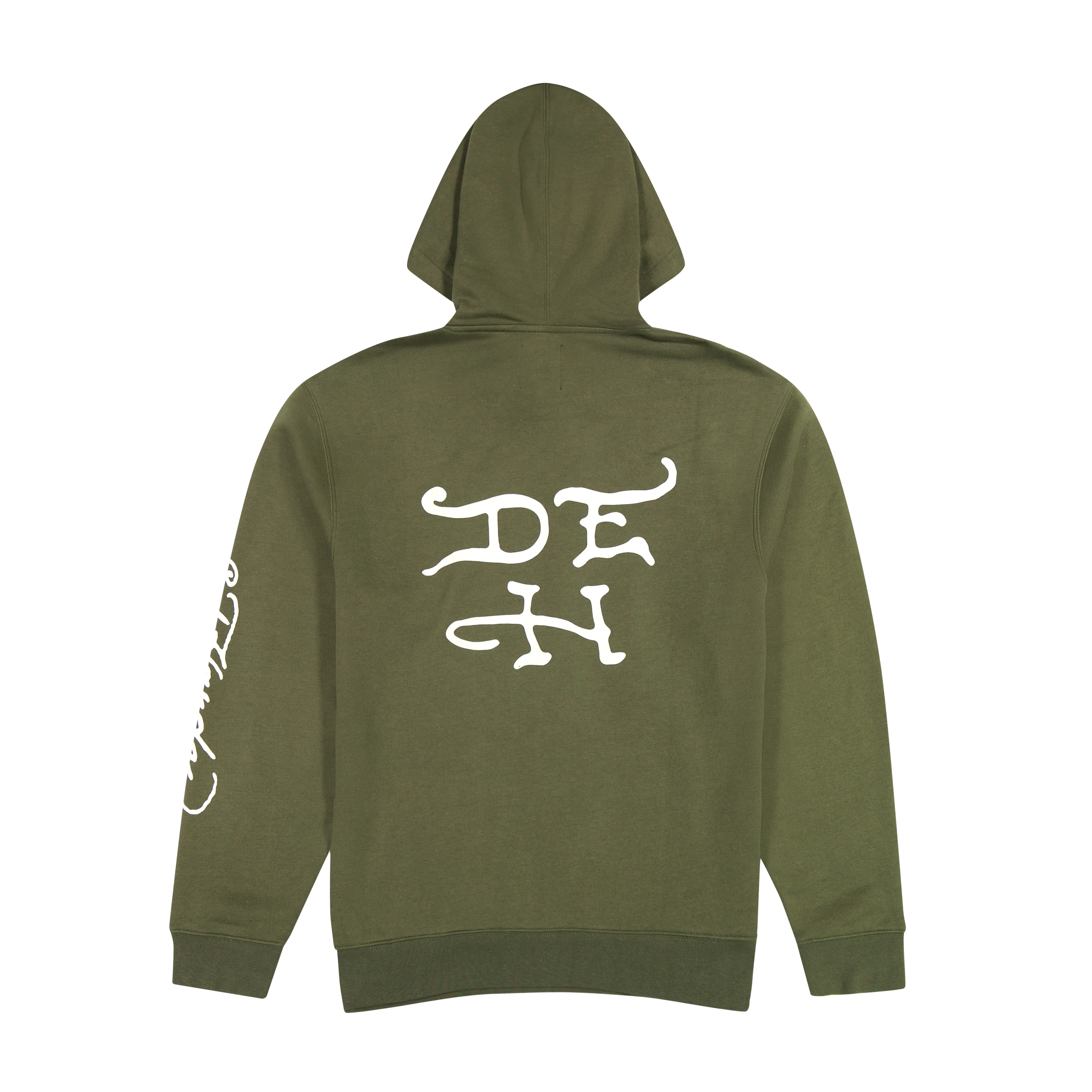 Dragon Wings Olive Pullover Hoodie - Image 4